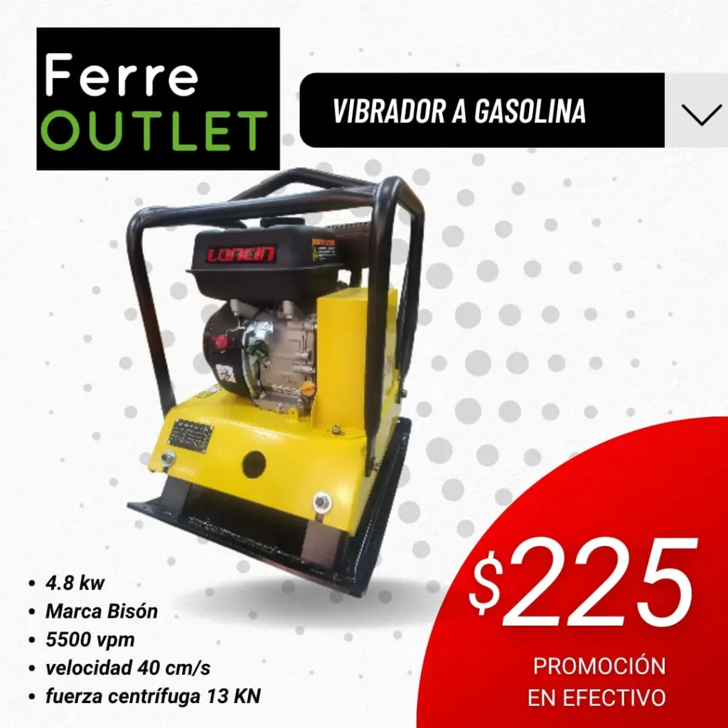 Vibrador Bisón 4.8kw