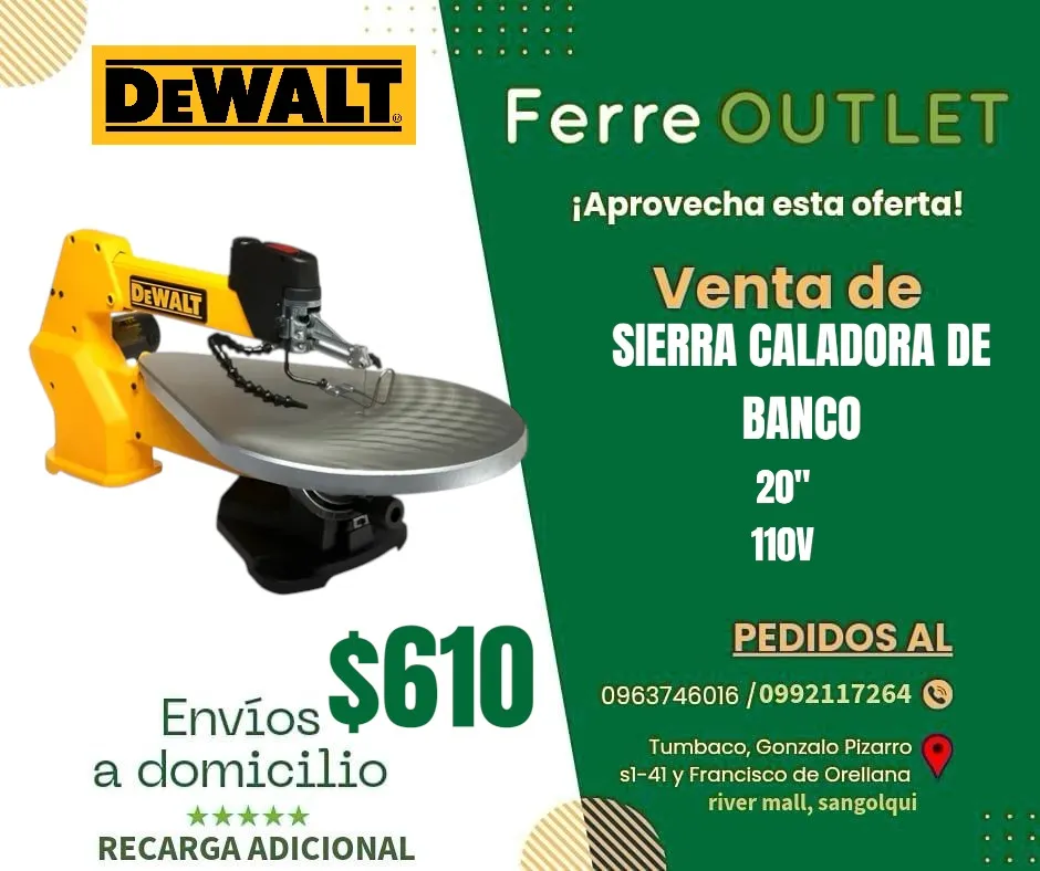 Sierra Caladora de Banco Dw 788